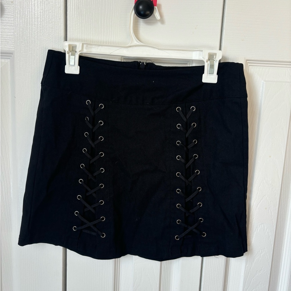 Spirit Lace Up Mini Skirt